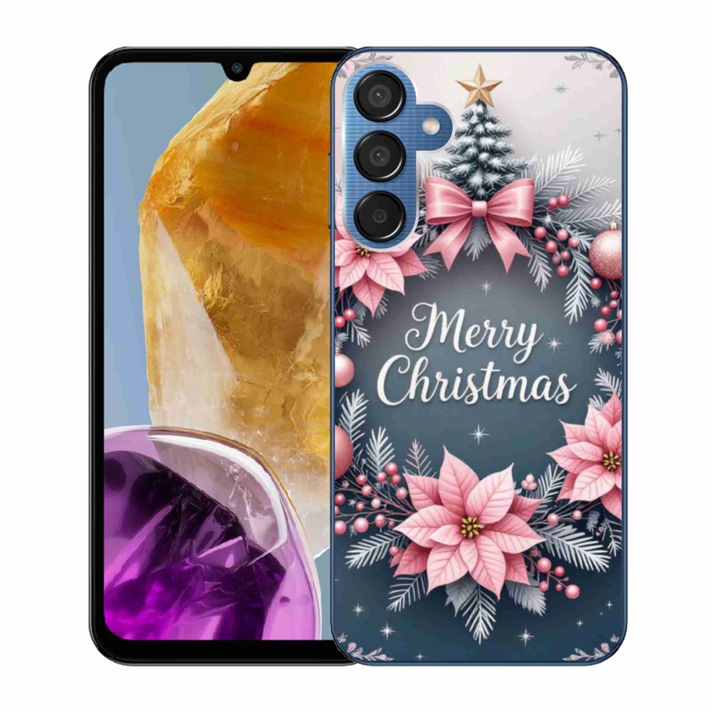 Gélový kryt mmCase na Samsung Galaxy M15 5G - merry christmas
