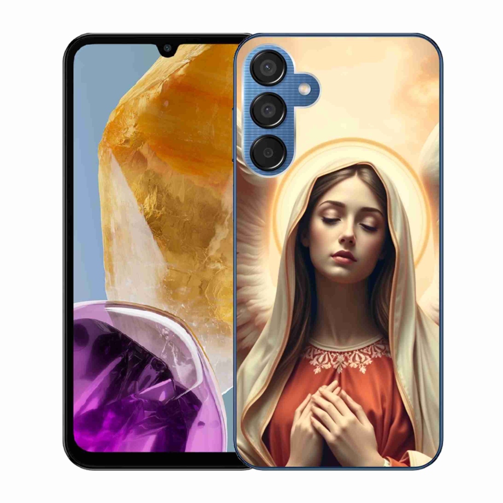 Gélový kryt mmCase na Samsung Galaxy M15 5G - náboženský motív