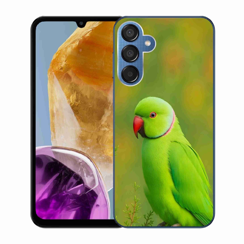 Gélový kryt mmCase na Samsung Galaxy M15 5G - papagáj Alexandr 2
