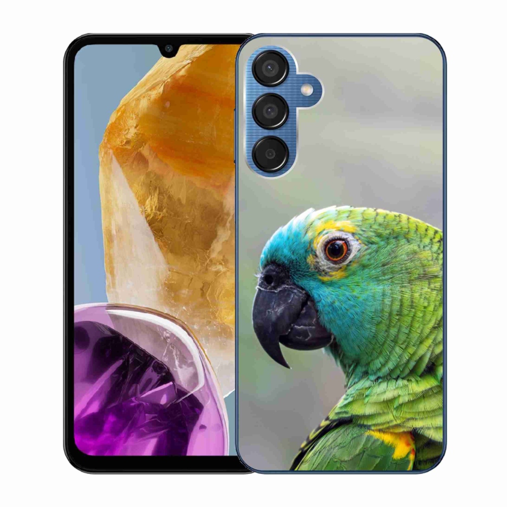 Gélový kryt mmCase na Samsung Galaxy M15 5G - papagáj amazoňan