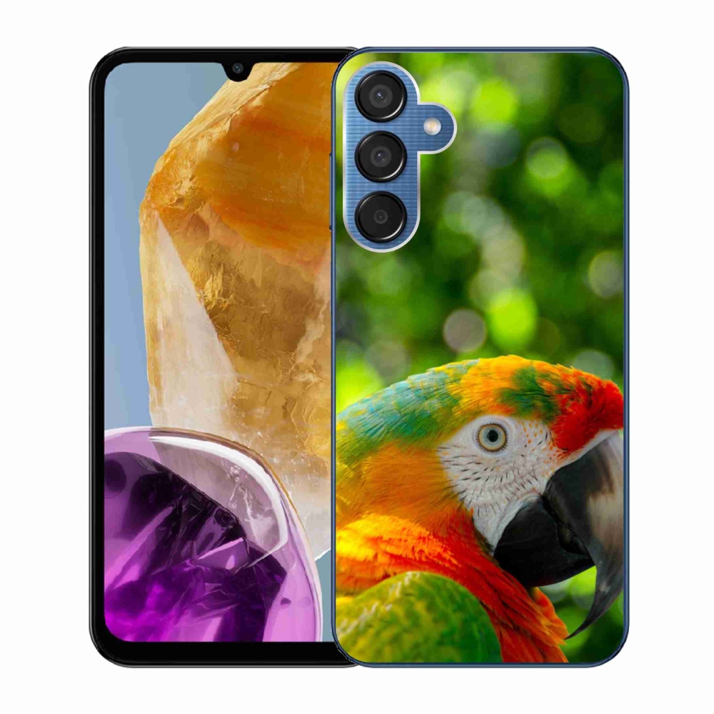 Gélový kryt mmCase na Samsung Galaxy M15 5G - papagáj ara 3