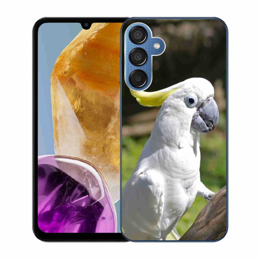 Gélový kryt mmCase na Samsung Galaxy M15 5G - papagáj kakadu 2