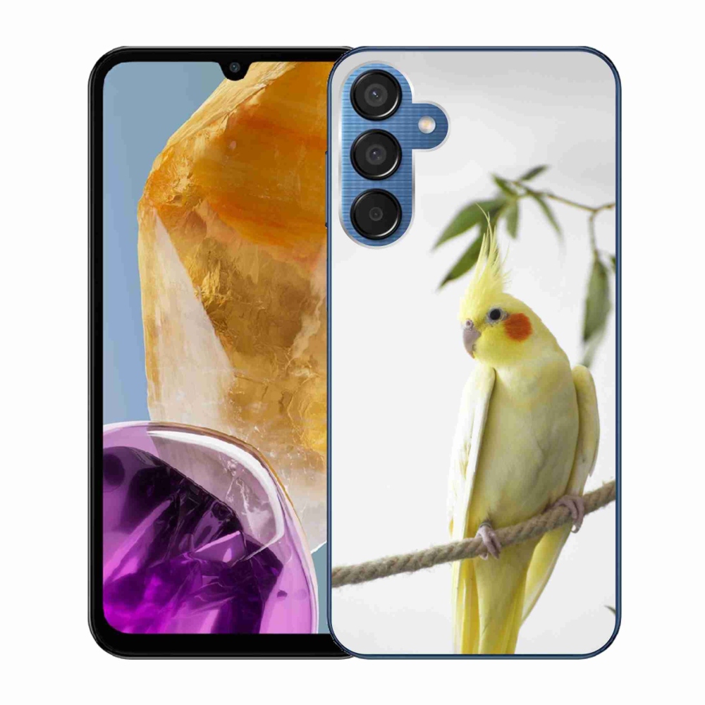 Gélový kryt mmCase na Samsung Galaxy M15 5G - papagáj korela chocholatá