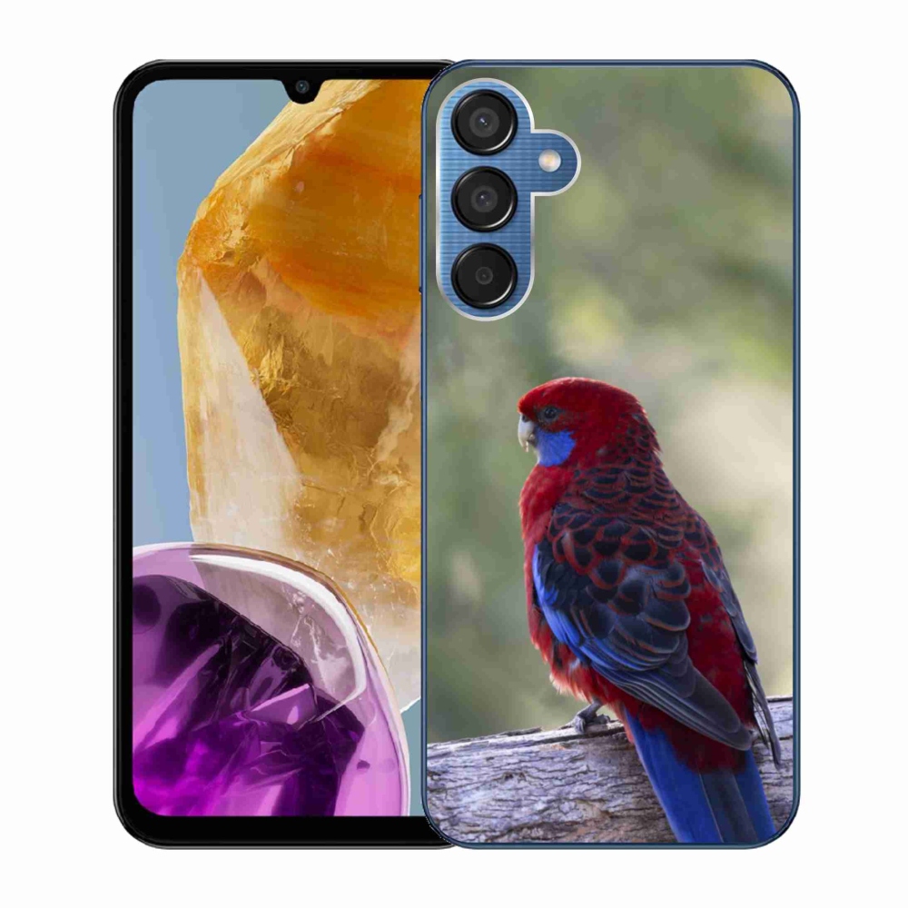 Gélový kryt mmCase na Samsung Galaxy M15 5G - papagáj rosela