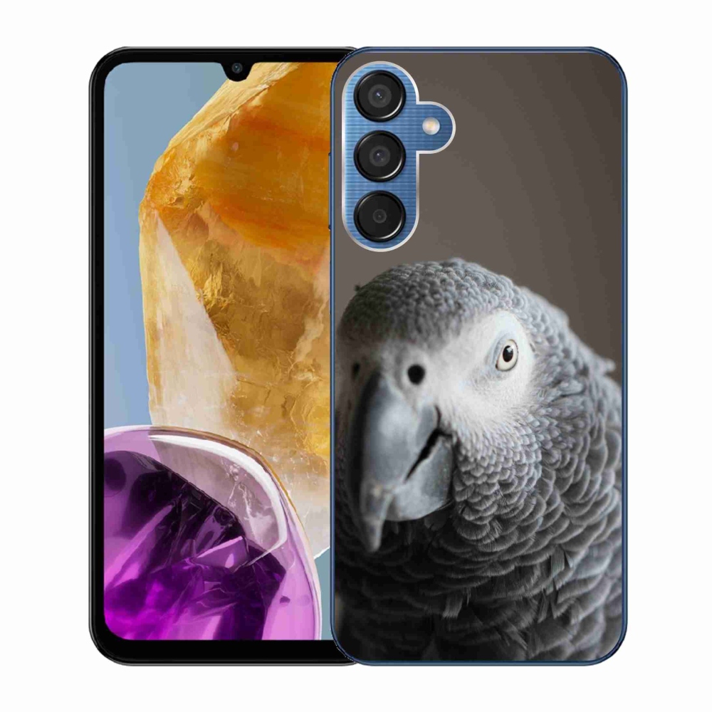 Gélový kryt mmCase na Samsung Galaxy M15 5G - papagáj žako 2