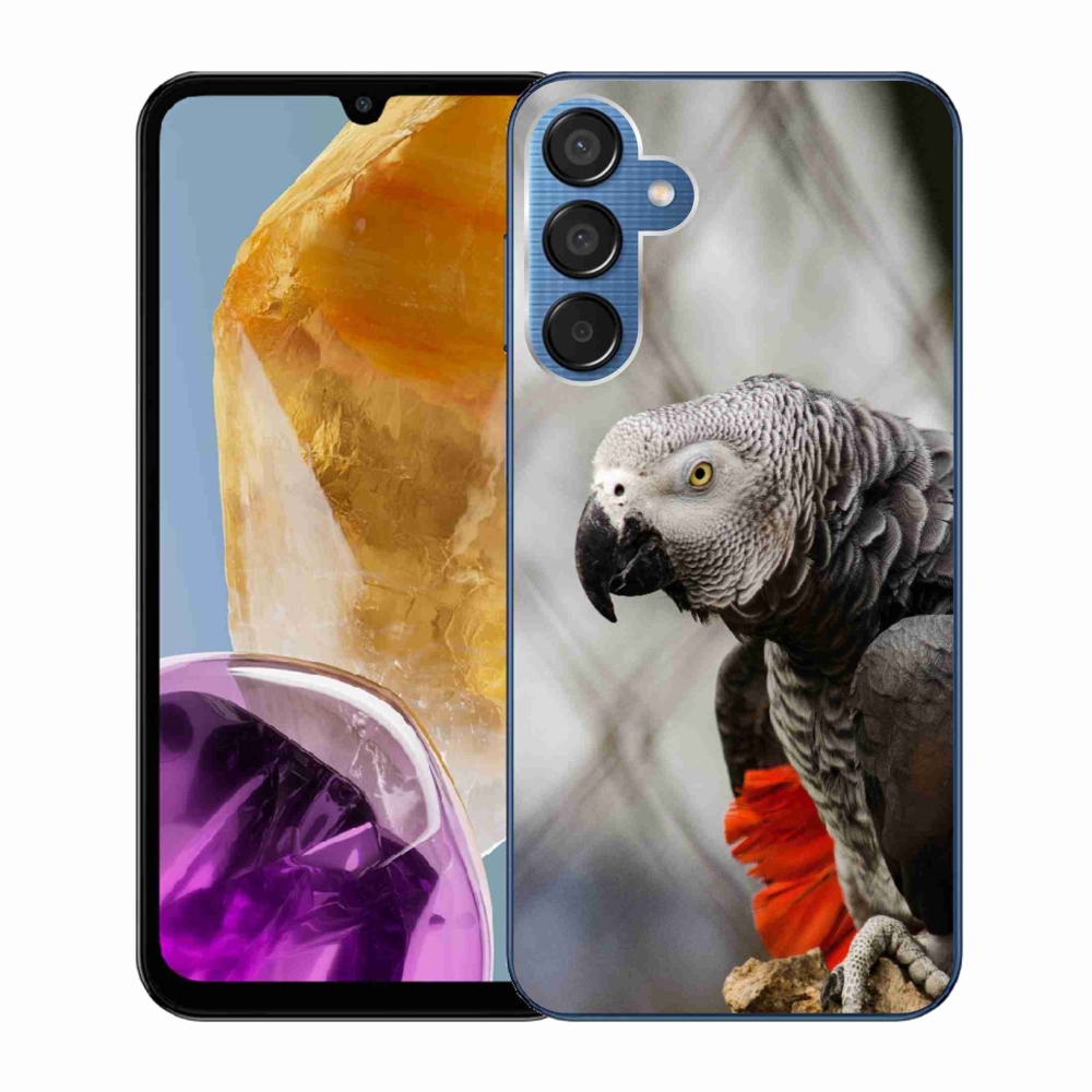 Gélový kryt mmCase na Samsung Galaxy M15 5G - papagáj žako 3