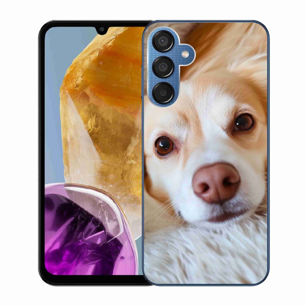 Gélový kryt mmCase na Samsung Galaxy M15 5G - Roztomilá čivava