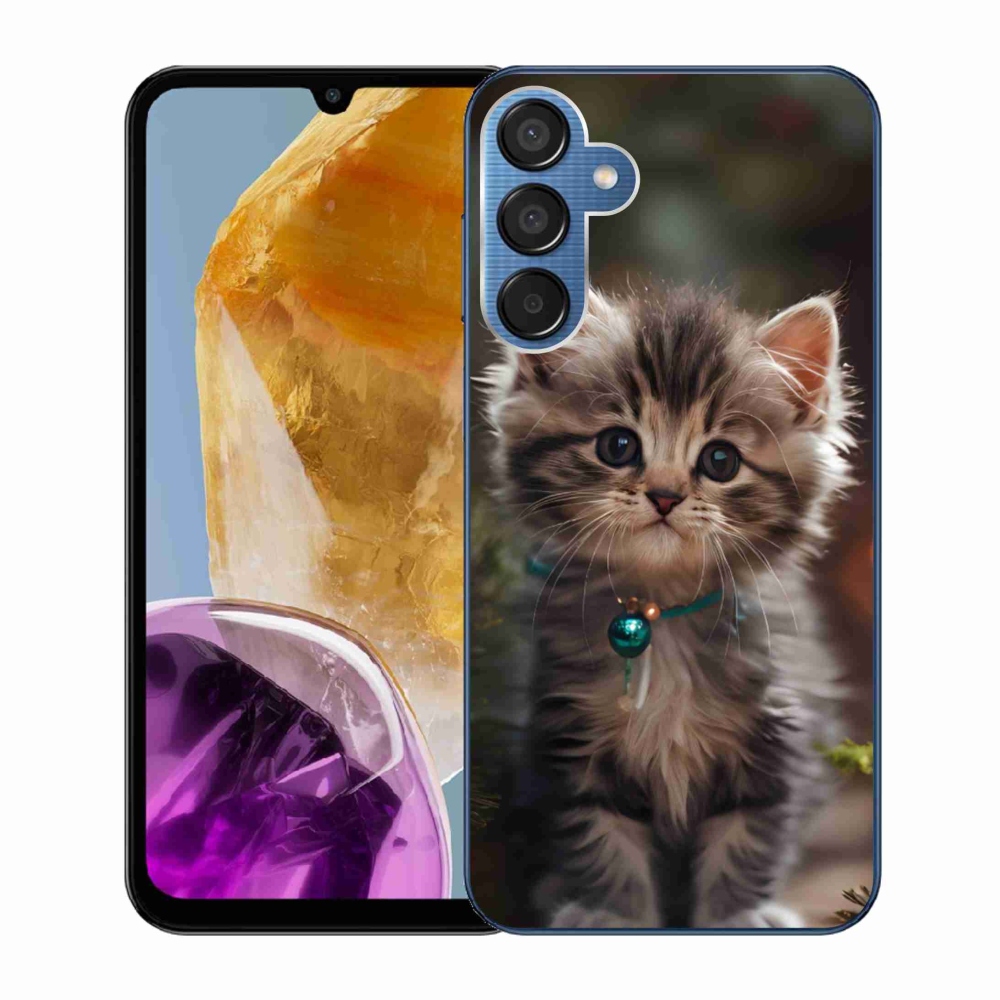 Gélový kryt mmCase na Samsung Galaxy M15 5G - roztomilé mačiatko 11