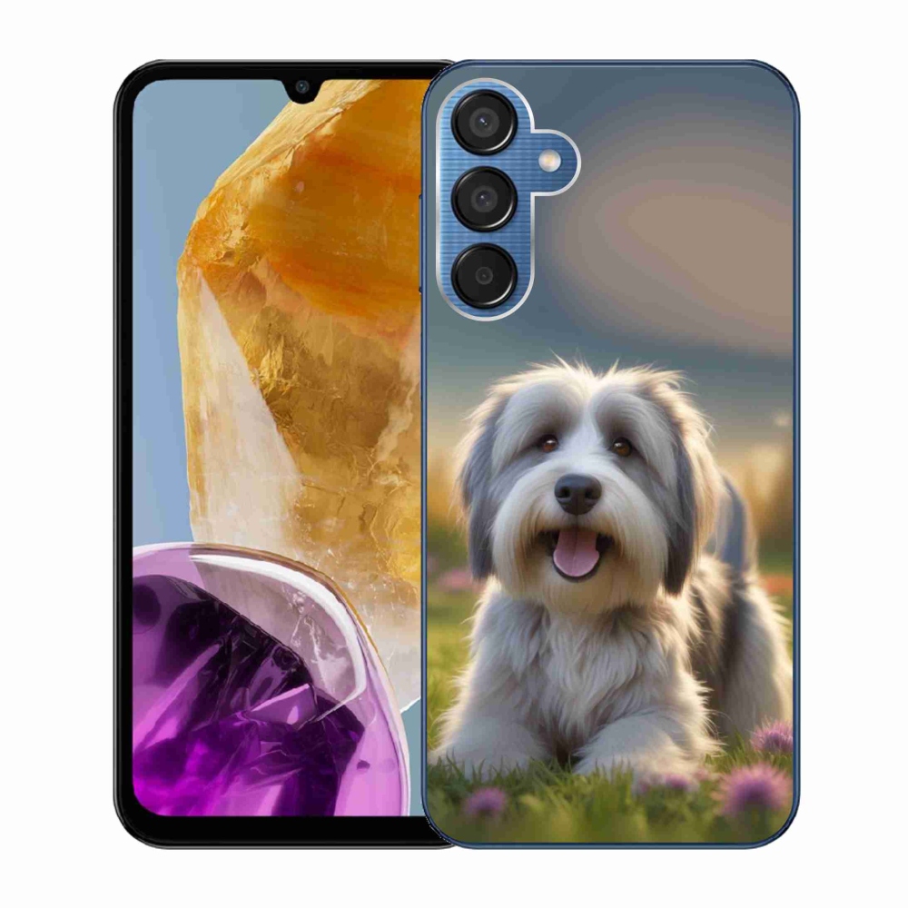 Gélový kryt mmCase na Samsung Galaxy M15 5G - roztomilý havanský psík