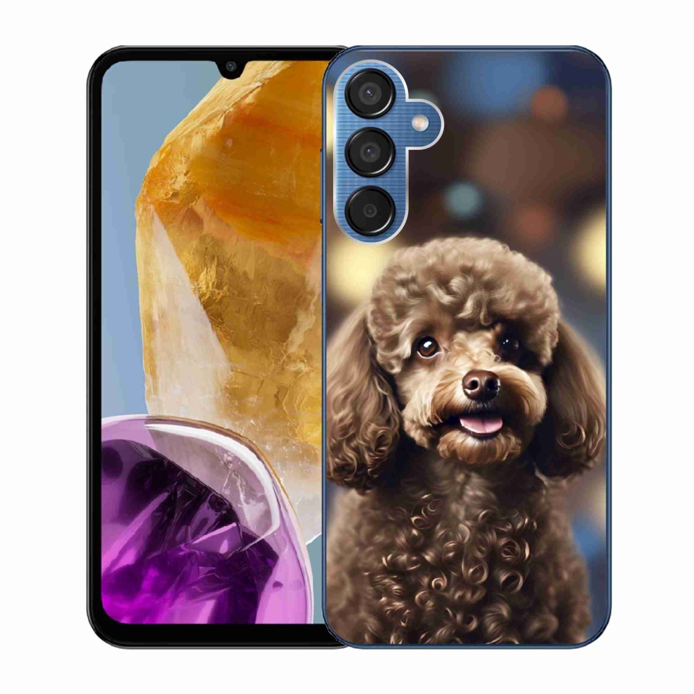 Gélový kryt mmCase na Samsung Galaxy M15 5G - roztomilý pudel