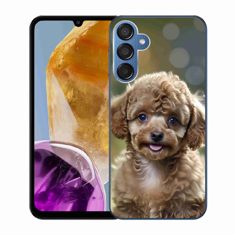 Gélový kryt mmCase na Samsung Galaxy M15 5G - roztomilý pudel