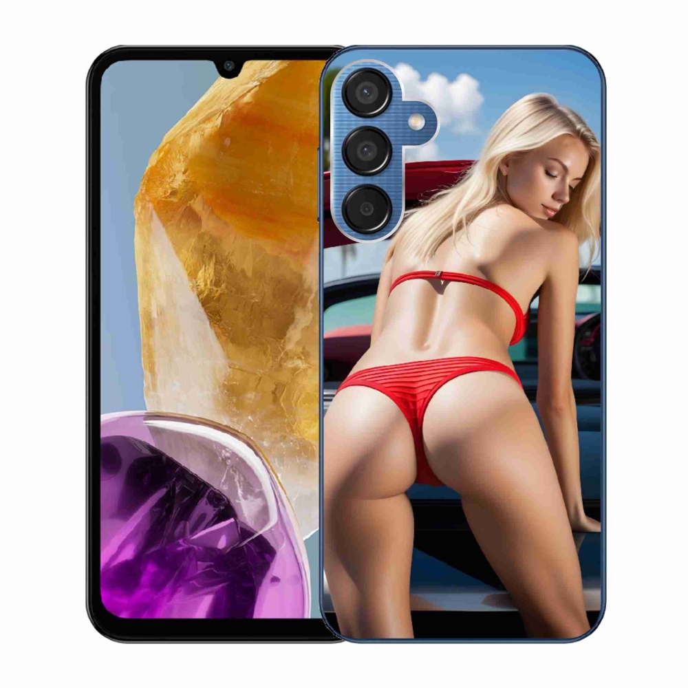 Gélový kryt mmCase Samsung Galaxy M15 5G - sexy žena 2