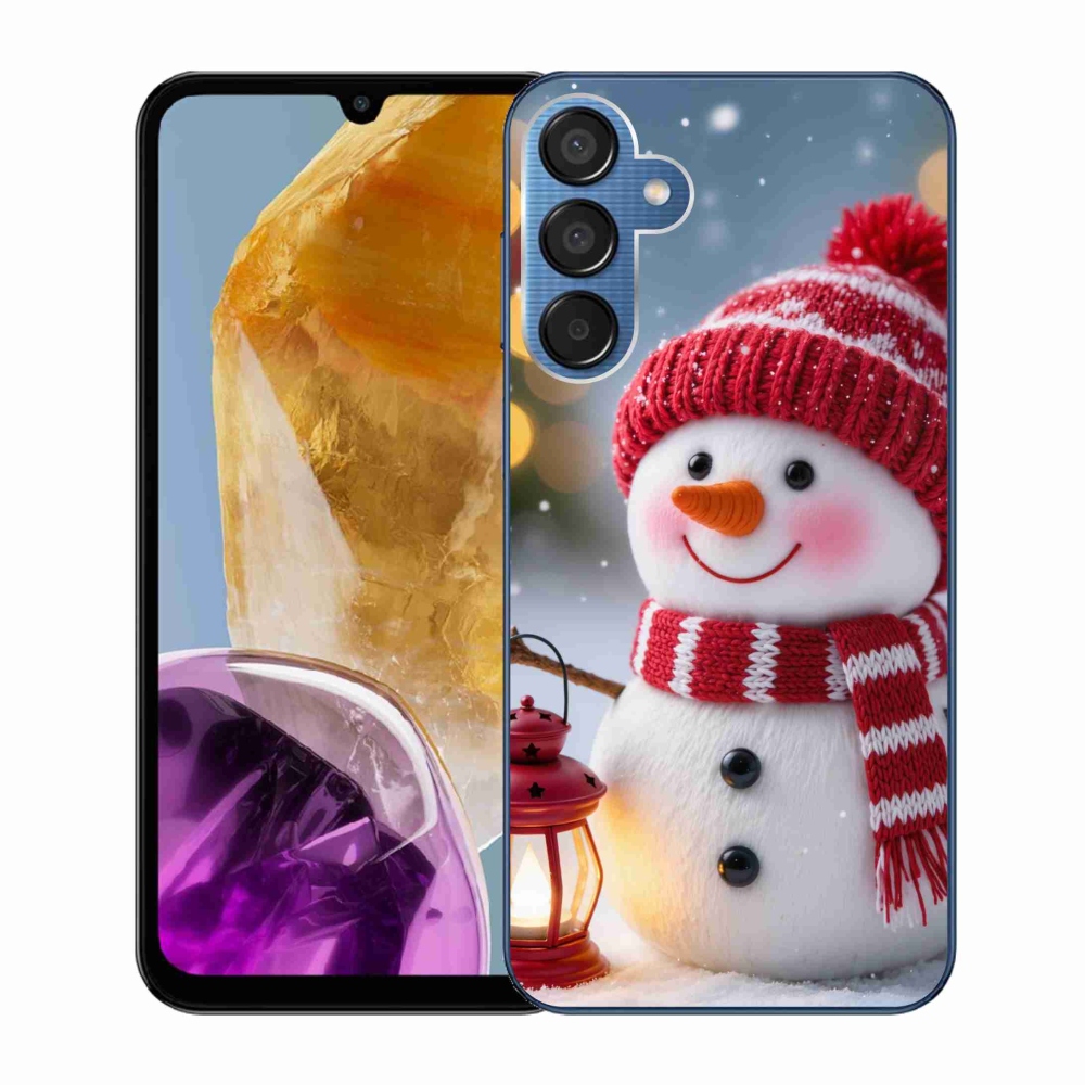 Gélový kryt mmCase na Samsung Galaxy M15 5G - snehuliak 2