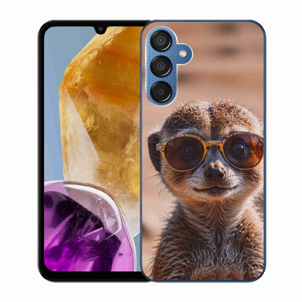 Gélový kryt mmCase na Samsung Galaxy M15 5G - štýlová surikata