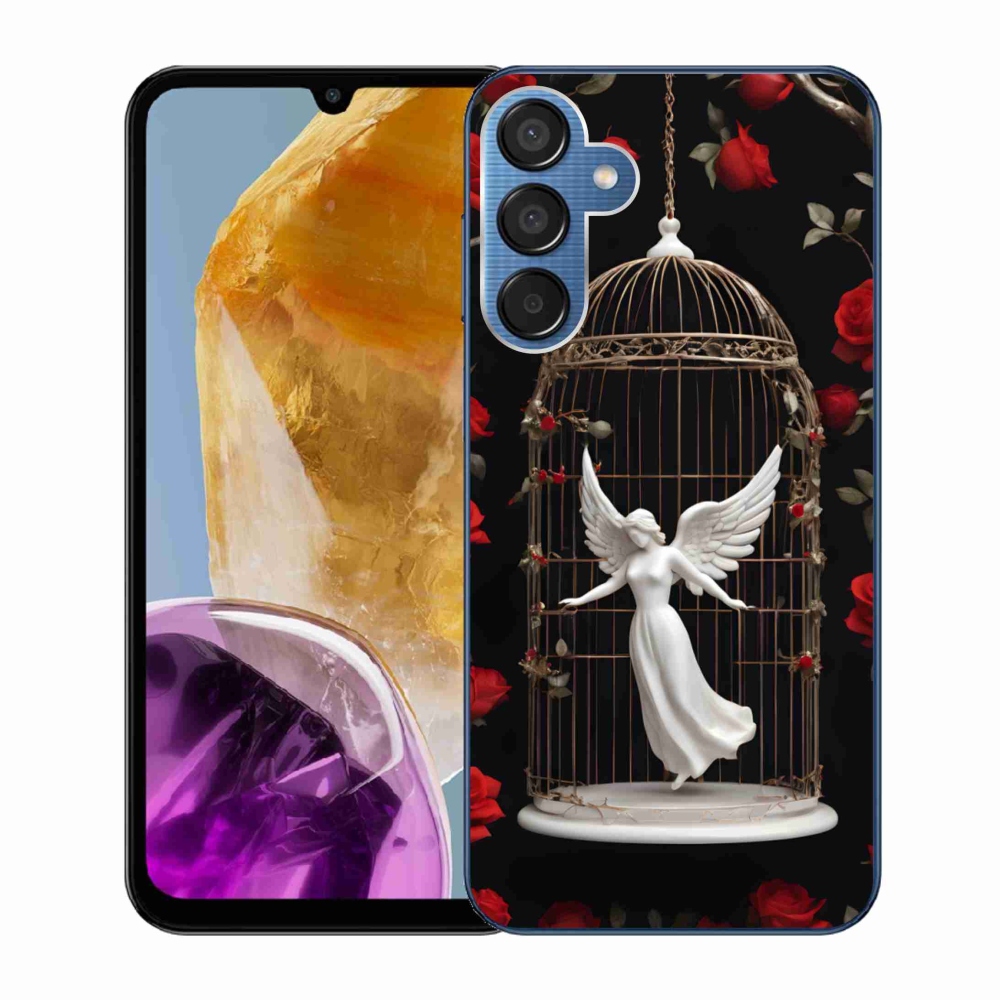 Gélový kryt mmCase na Samsung Galaxy M15 5G - uväznený anjel