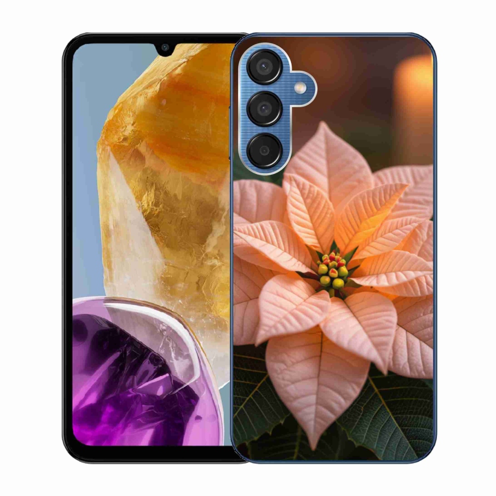 Gélový kryt mmCase na Samsung Galaxy M15 5G - vianočná hviezda