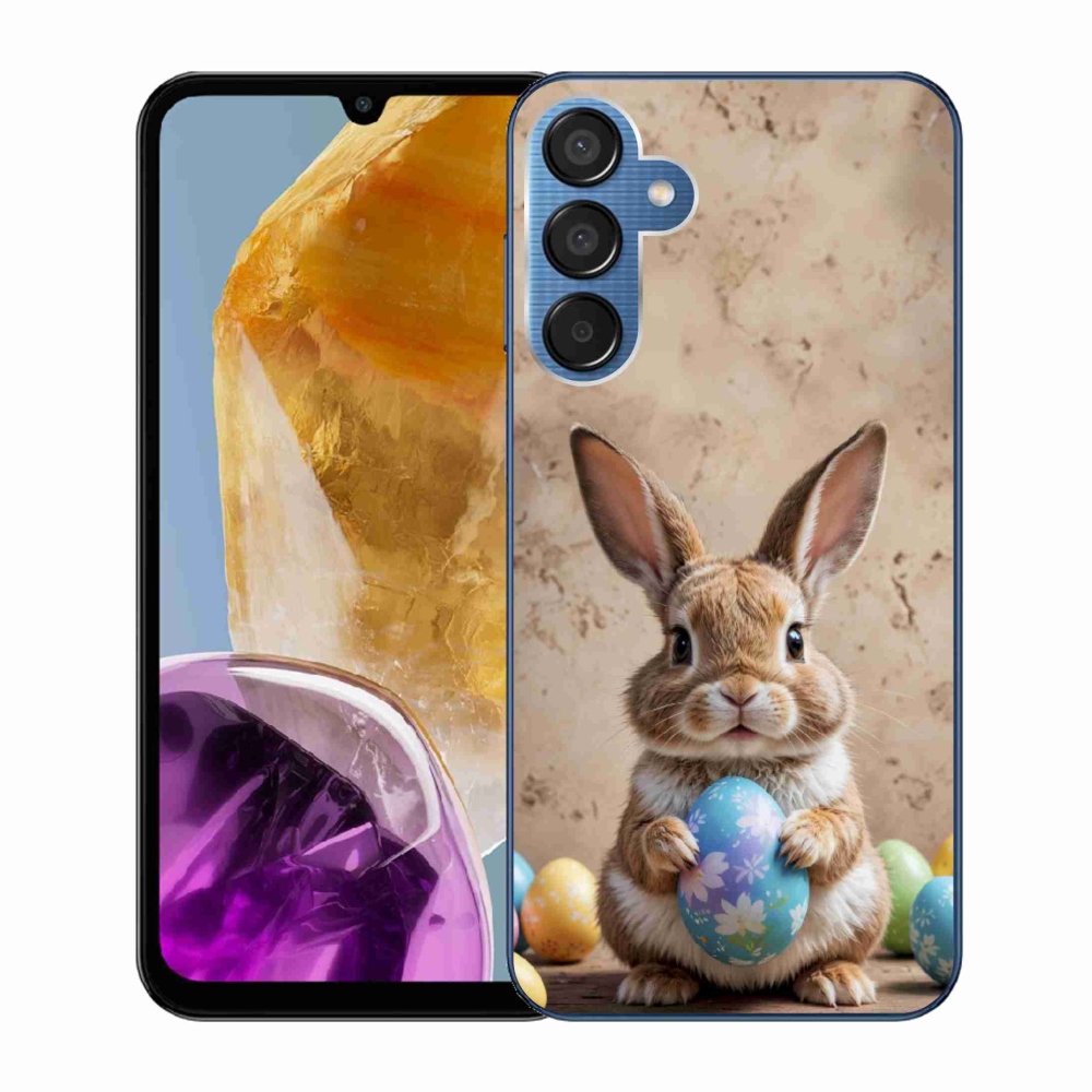 Gélový kryt mmCase na Samsung Galaxy M15 5G - veľkonočný zajačik