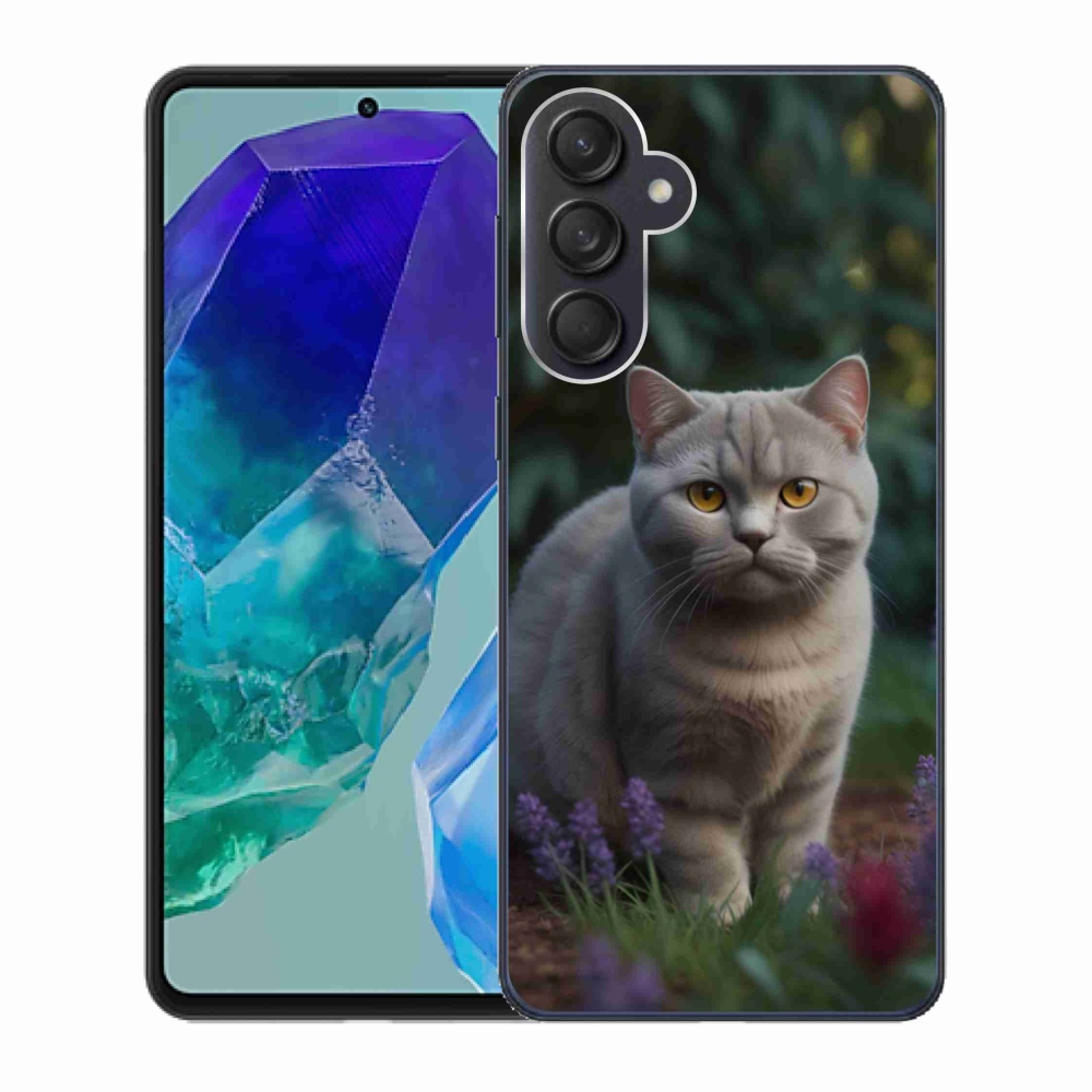 Gélový kryt mmCase na Samsung Galaxy M55 5G - britská mačka