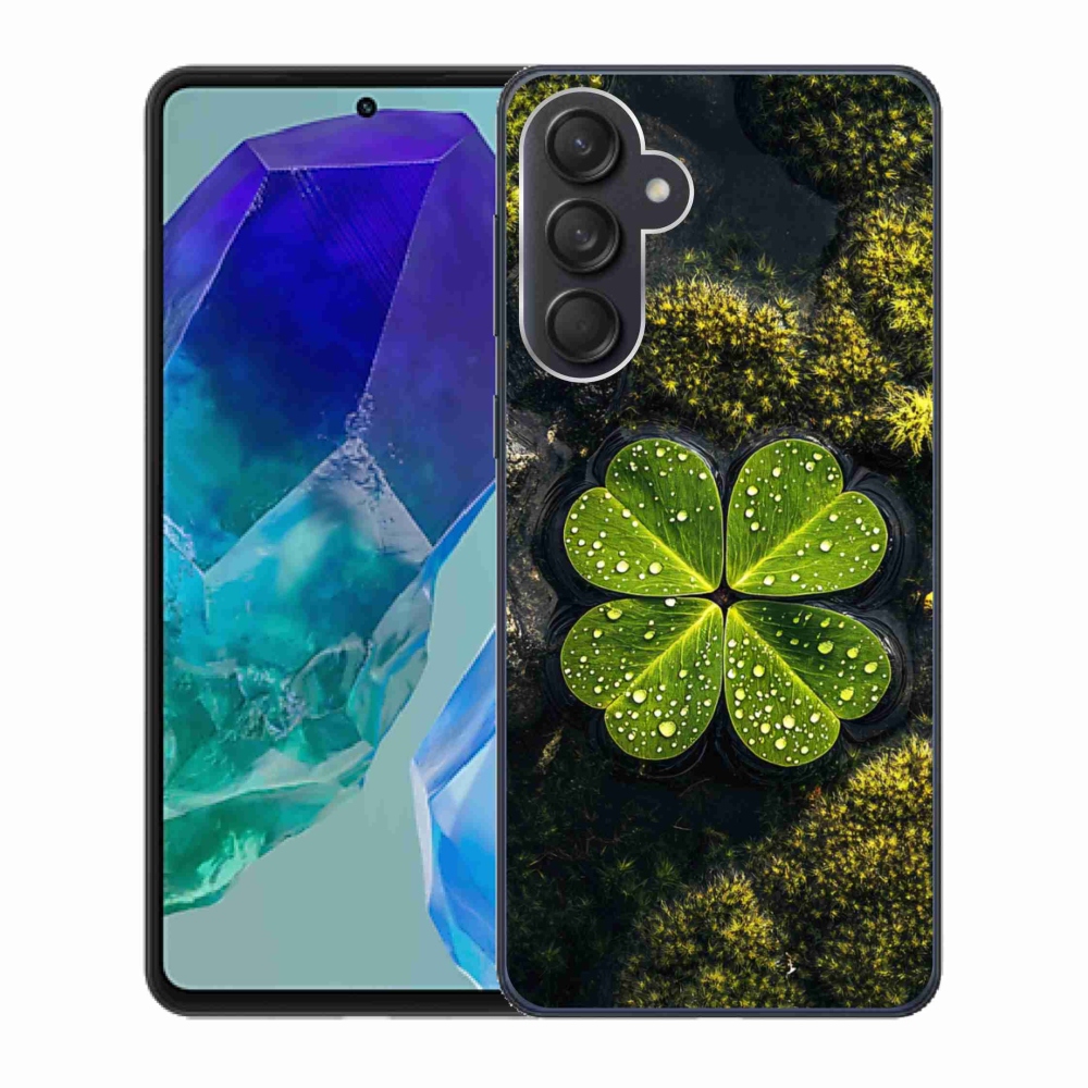 Gélový kryt mmCase na Samsung Galaxy M55 5G - štvorlístok