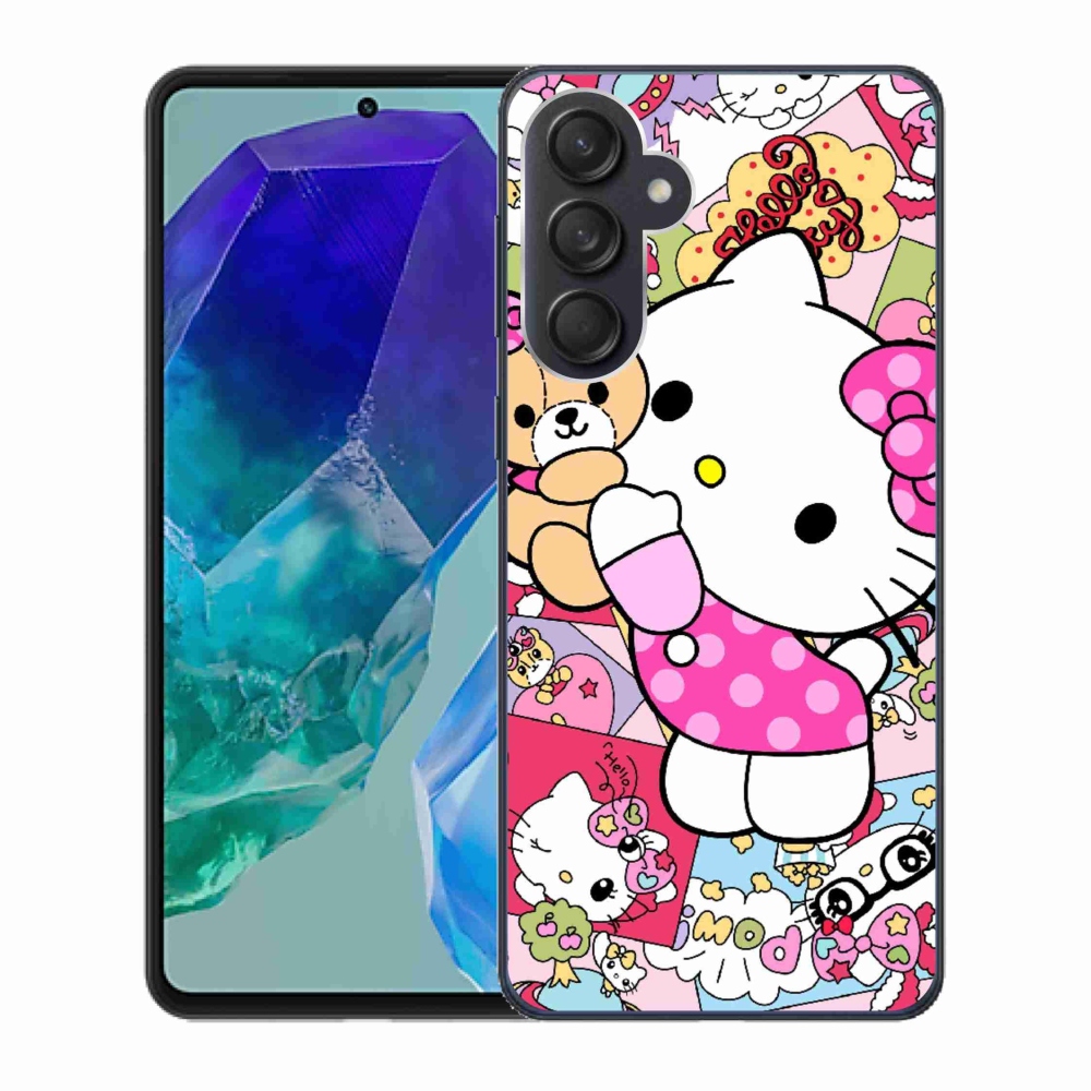 Gélový kryt mmCase na Samsung Galaxy M55 5G - cute kitty