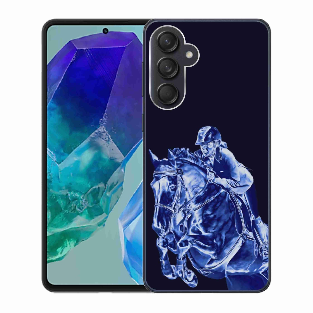 Gélový kryt mmCase na Samsung Galaxy M55 5G - dostihový kôň
