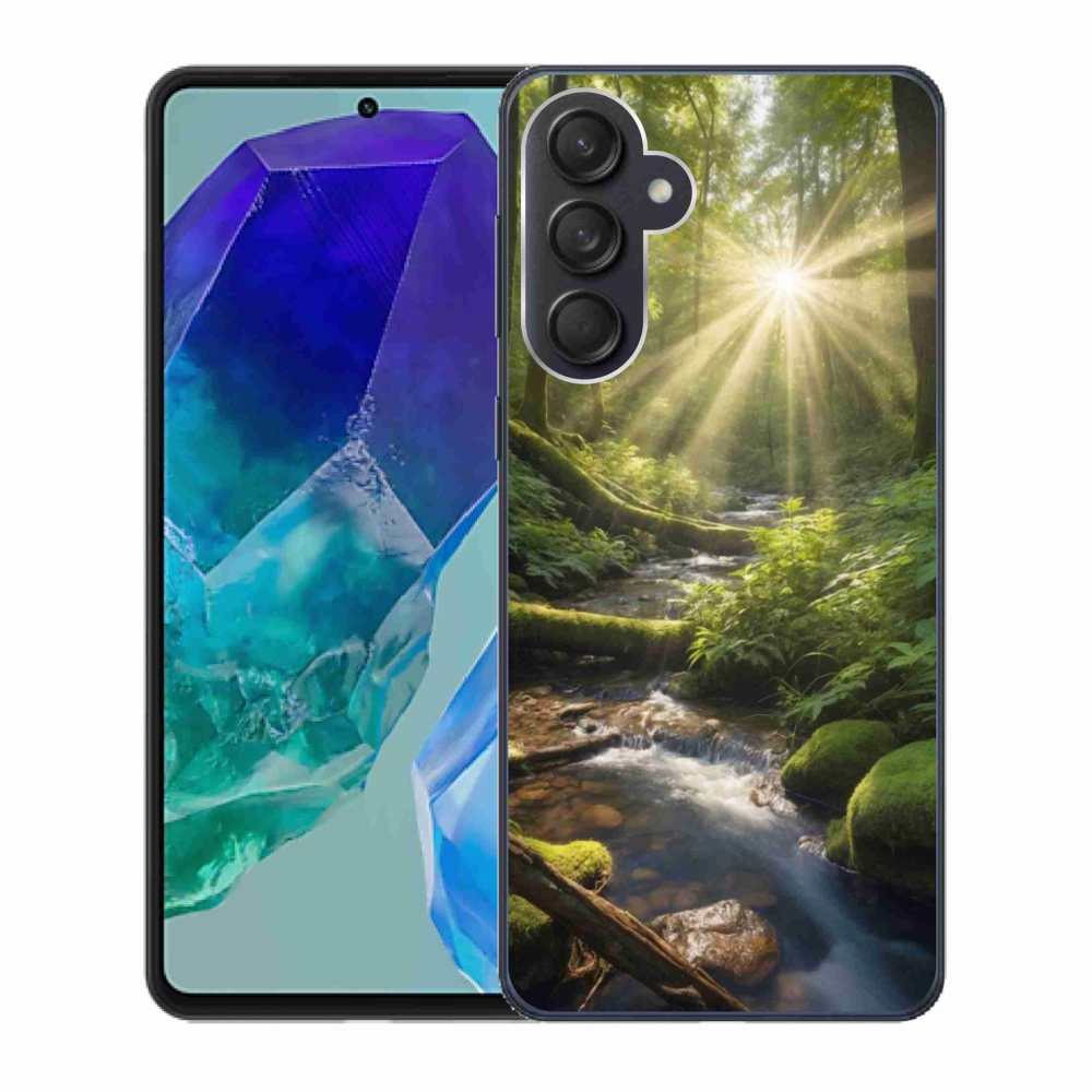 Gélový kryt mmCase na Samsung Galaxy M55 5G - hlbina lesa