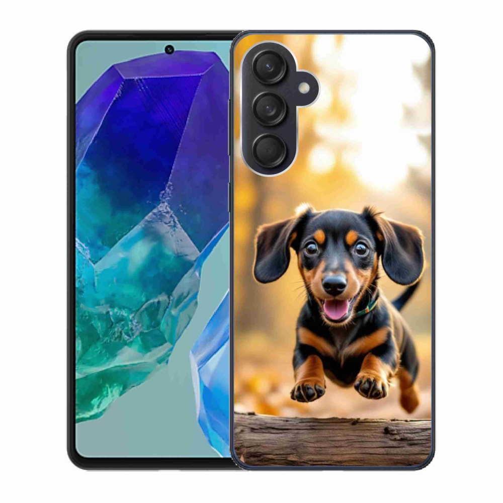 Gélový kryt mmCase na Samsung Galaxy M55 5G - jazvečík 2