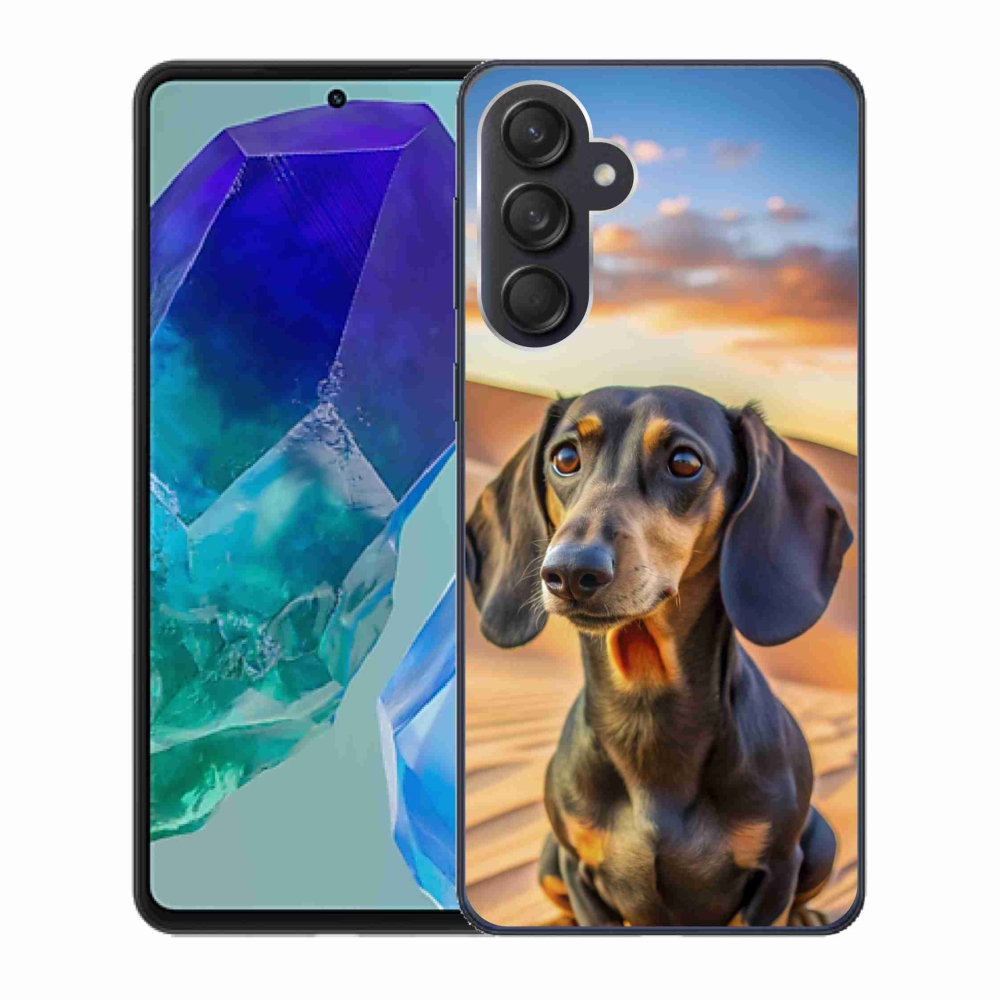 Gélový kryt mmCase na Samsung Galaxy M55 5G - jazvečík 3