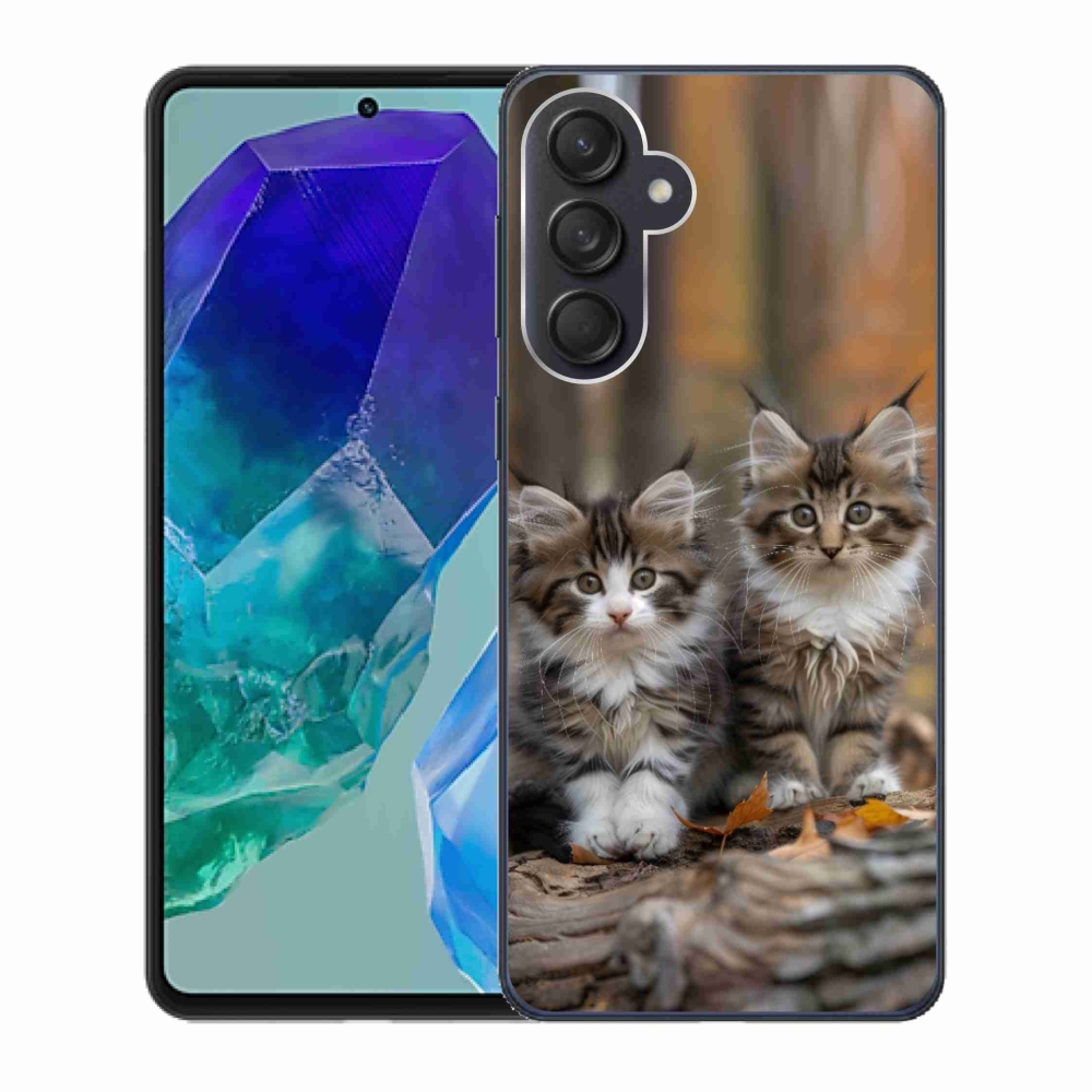 Gélový kryt mmCase na Samsung Galaxy M55 5G - mačacie duo 3
