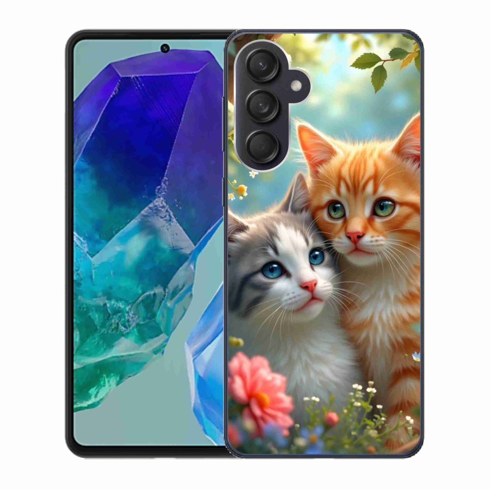 Gélový kryt mmCase na Samsung Galaxy M55 5G - mačacia láska 2
