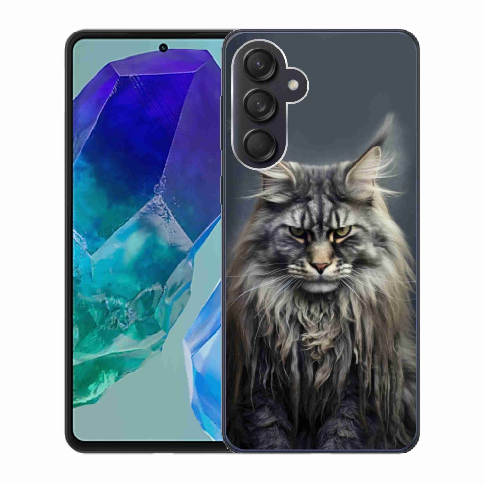 Gélový kryt mmCase na Samsung Galaxy M55 5G - mačacie pohľad 4