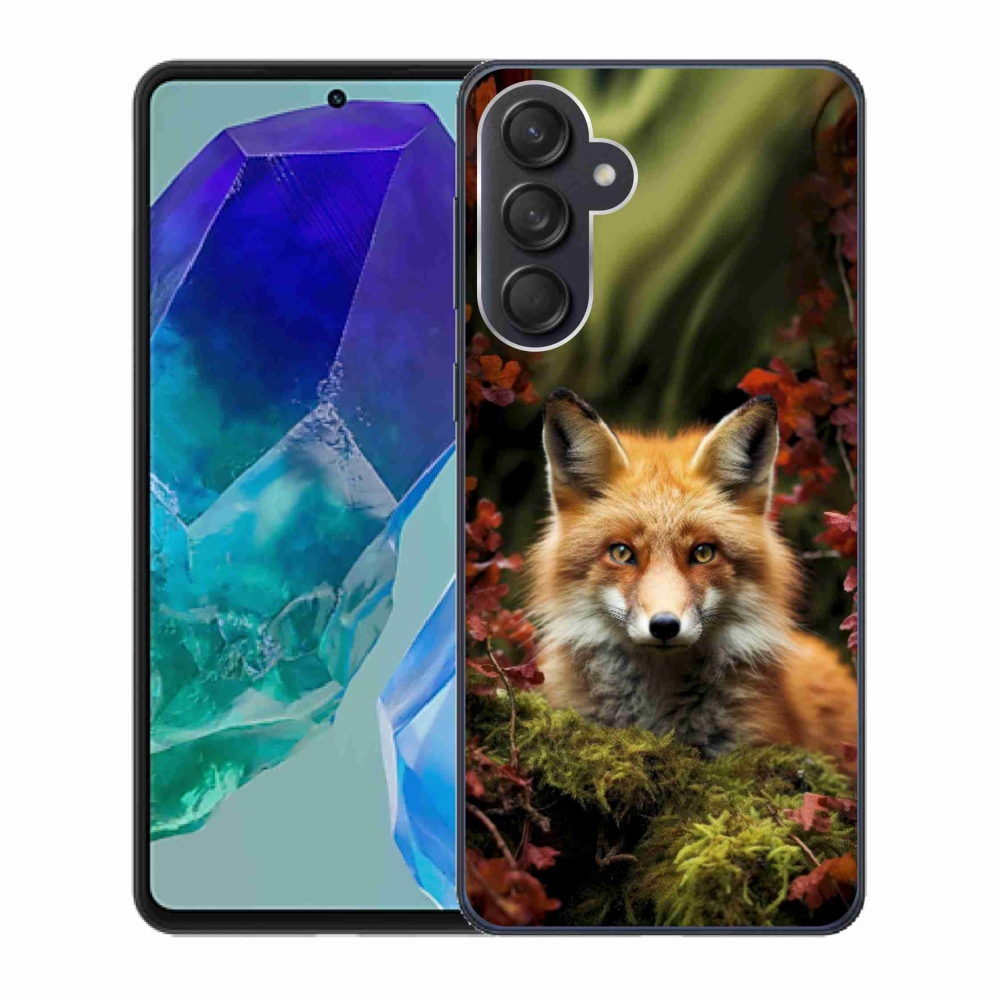 Gélový kryt mmCase na Samsung Galaxy M55 5G - líška v lese