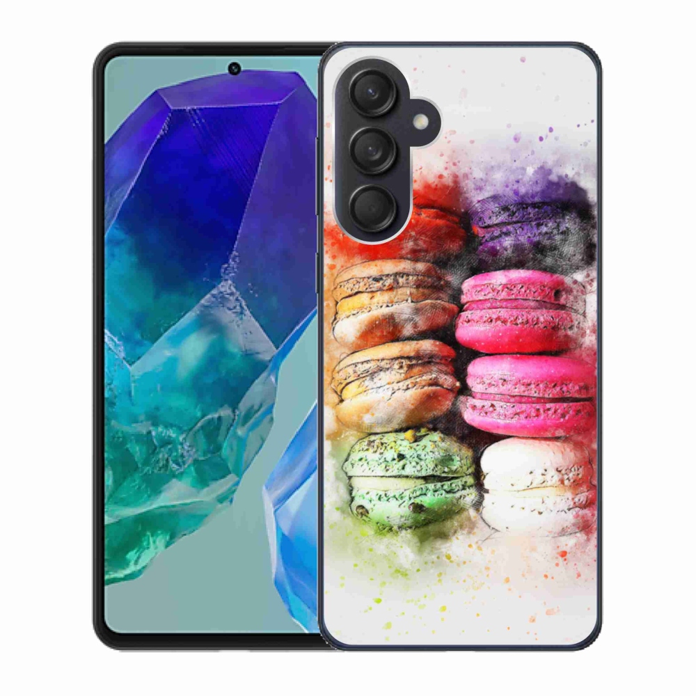 Gélový kryt mmCase na Samsung Galaxy M55 5G - makrónky