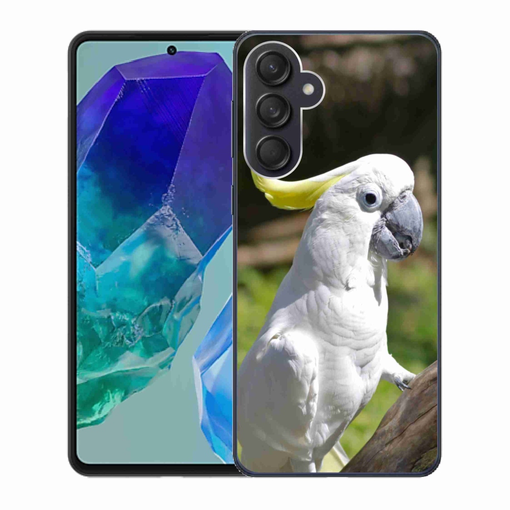 Gélový kryt mmCase na Samsung Galaxy M55 5G - papagáj kakadu 2