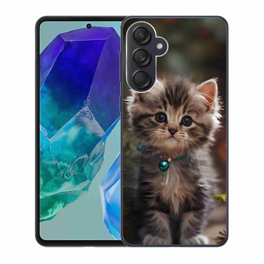 Gélový kryt mmCase na Samsung Galaxy M55 5G - roztomilé mačiatko 11