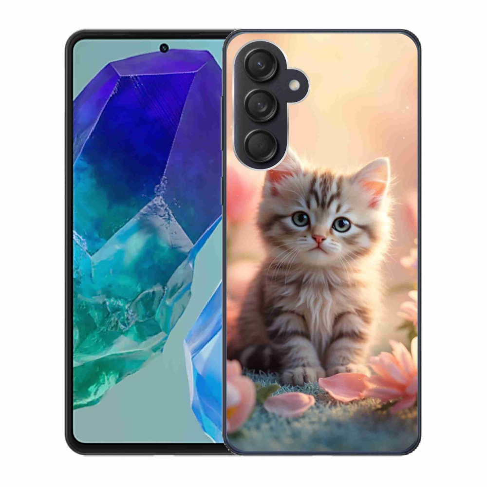 Gélový kryt mmCase na Samsung Galaxy M55 5G - roztomilé mačiatko 8