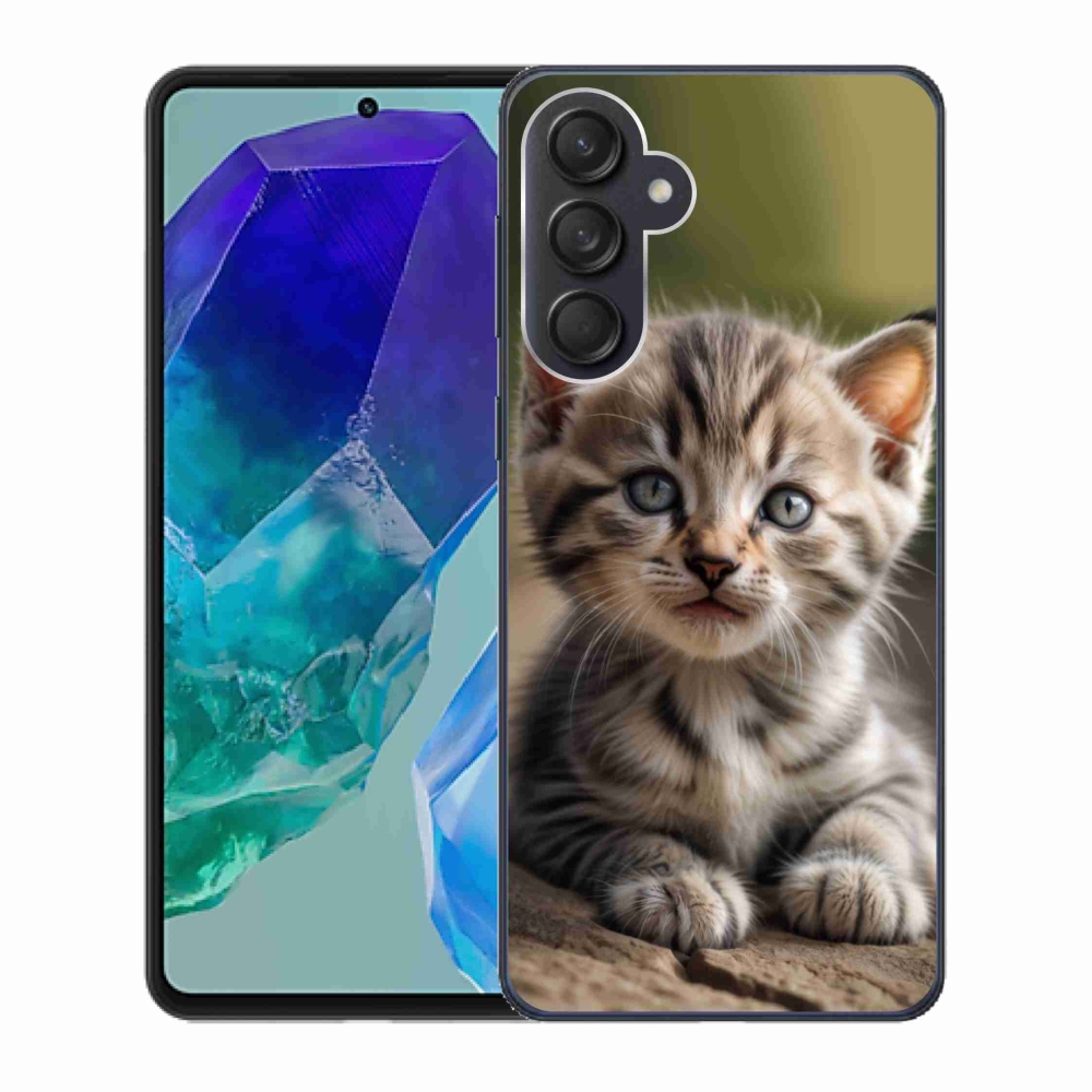 Gélový kryt mmCase na Samsung Galaxy M55 5G - roztomilé mačiatko 9