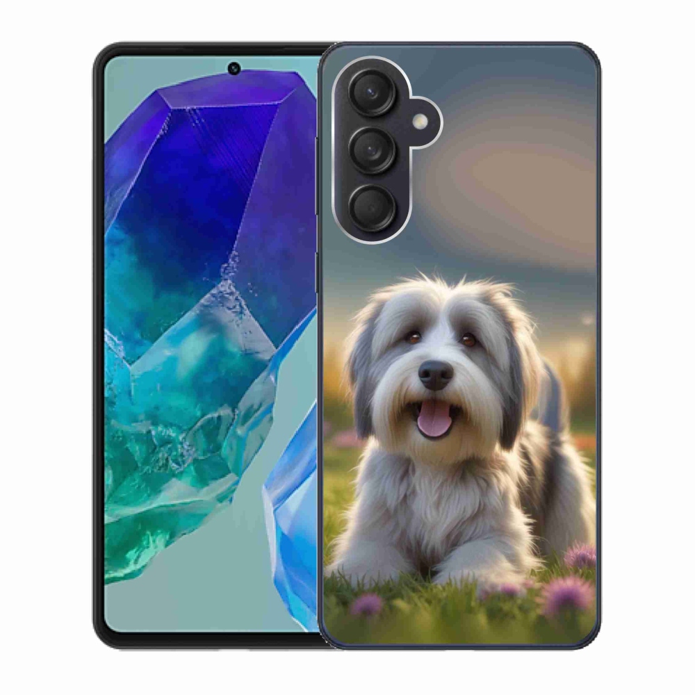 Gélový kryt mmCase na Samsung Galaxy M55 5G - roztomilý havanský psík