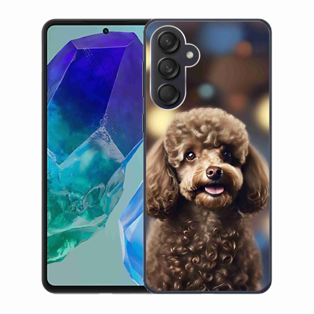 Gélový kryt mmCase na Samsung Galaxy M55 5G - roztomilý pudel