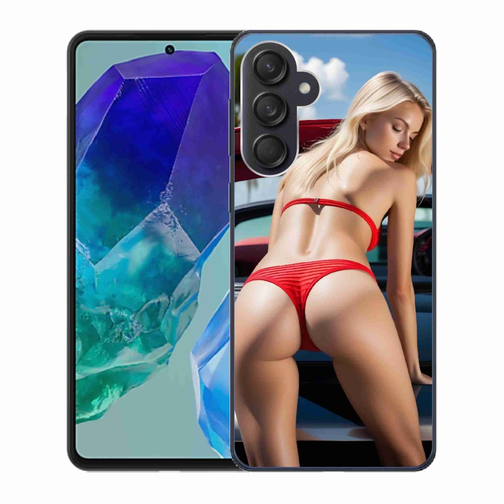 Gélový kryt mmCase Samsung Galaxy M55 5G - sexy žena 2
