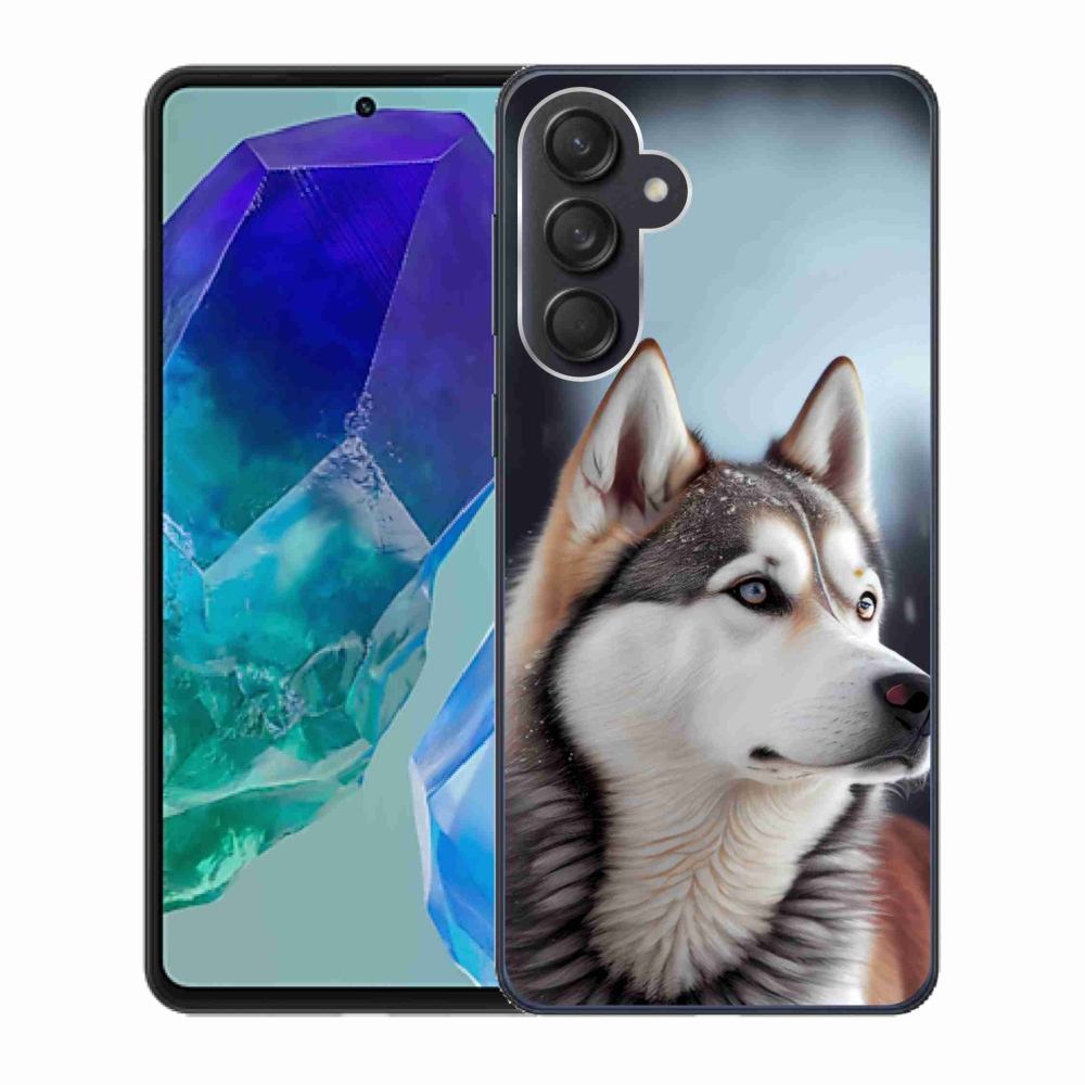 Gélový kryt mmCase na Samsung Galaxy M55 5G - sibírsky husky