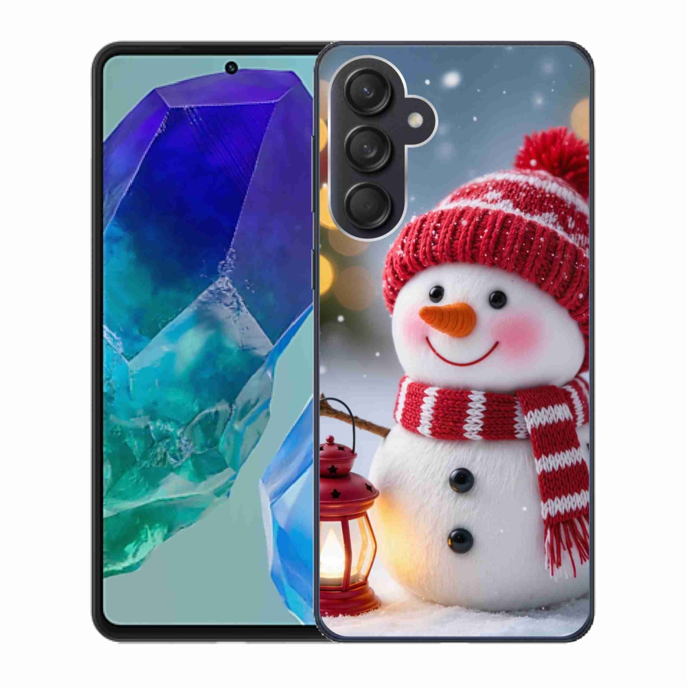 Gélový kryt mmCase na Samsung Galaxy M55 5G - snehuliak 2
