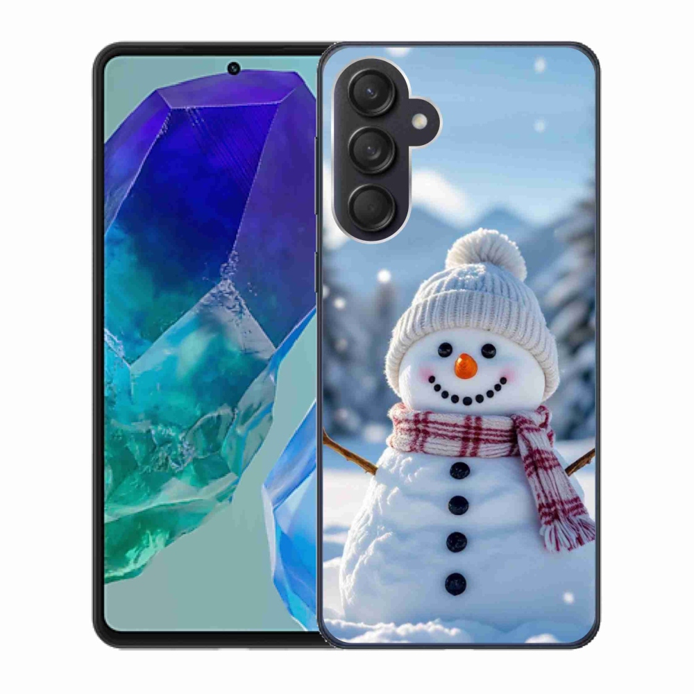 Gélový kryt mmCase na Samsung Galaxy M55 5G - snehuliak 3