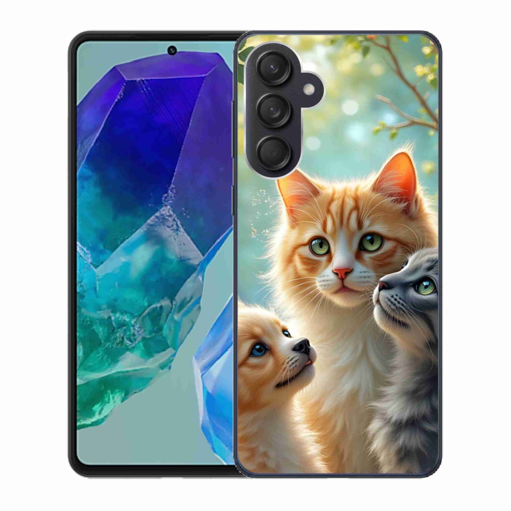 Gélový kryt mmCase na Samsung Galaxy M55 5G - zvieracie priateľstvo 2