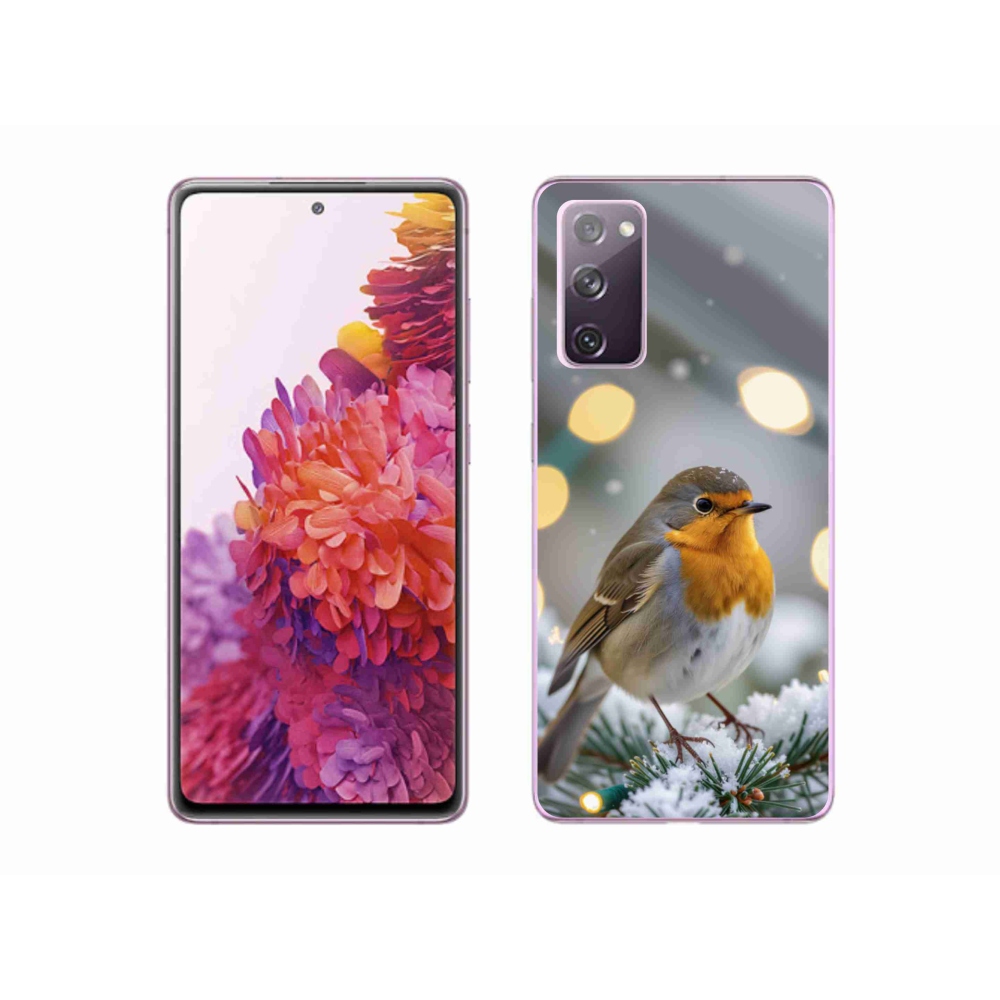 Gélový kryt mmCase na Samsung Galaxy S20 FE - červienka v zime