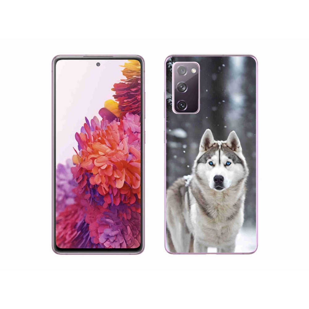 Gélový kryt mmCase na Samsung Galaxy S20 FE - husky 2