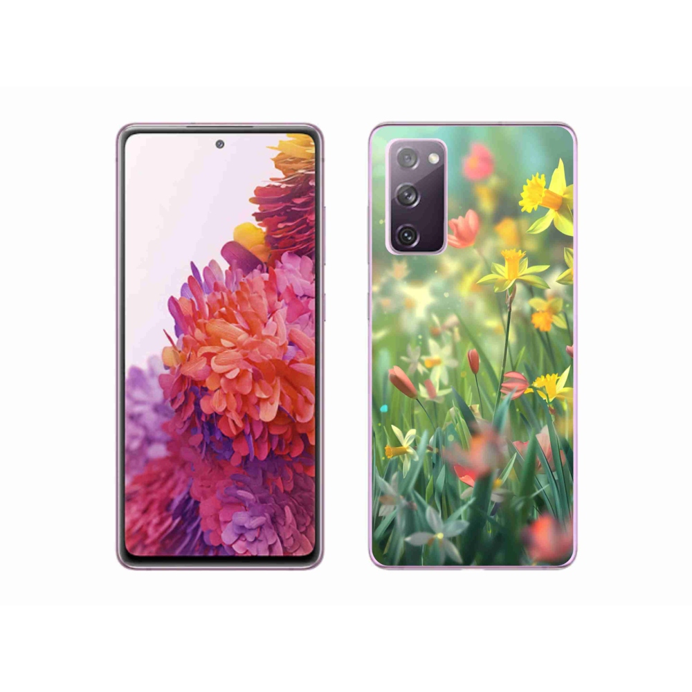 Gélový kryt mmCase na Samsung Galaxy S20 FE - jarné kvety