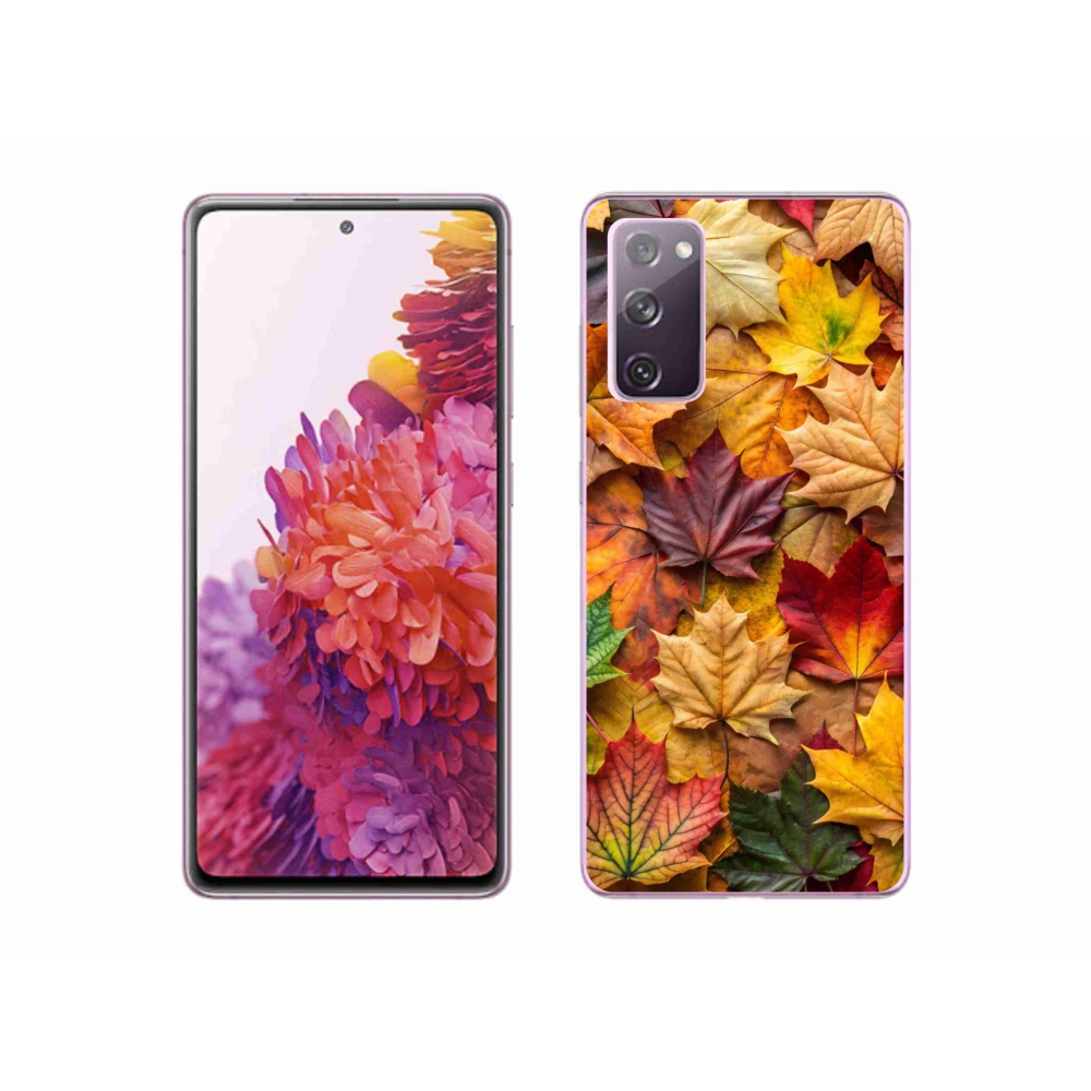 Gélový kryt mmCase na Samsung Galaxy S20 FE - javorové listy 2