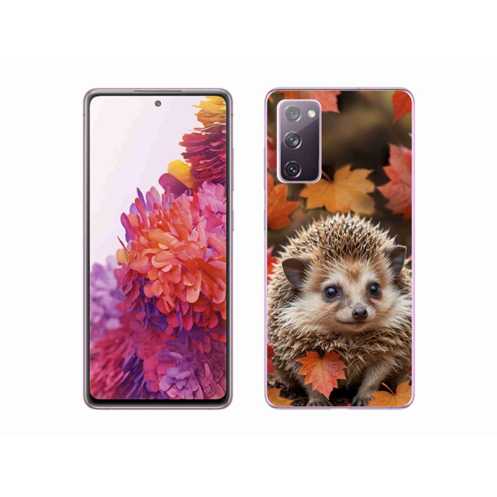 Gélový kryt mmCase na Samsung Galaxy S20 FE - ježko v lístia
