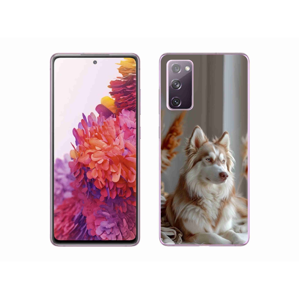 Gélový kryt mmCase na Samsung Galaxy S20 FE - pokojný sibírsky husky